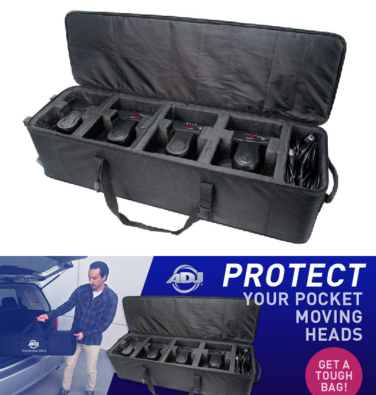 american dj tough bag ispx4 semi hard transport case