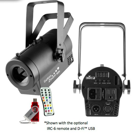 Chauvet DJ Gobo Zoom USB Gobo Projector with USB DMX